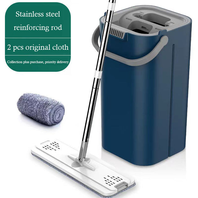 360° Rotatable Adjustable Cleaning Mop Spin Cleaning Floor Microfiber Stainless Steel House Accessories Cleaning Tools