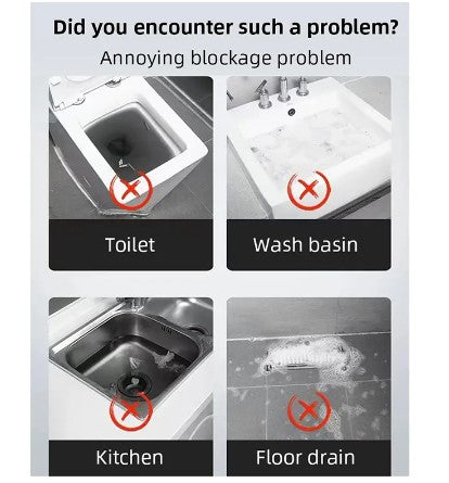 【Lithium battery】Toilet Clogged Unclogging Device Clogging Machine Air Blowdown Spray Gun High Pressure Drain Plunger Pipe Dredging Sewer Tools