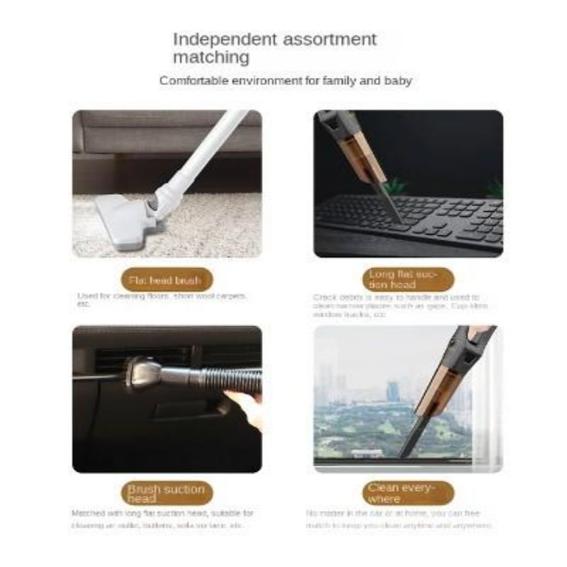 Multi-function Hand-push wireless vacuum cleaner household