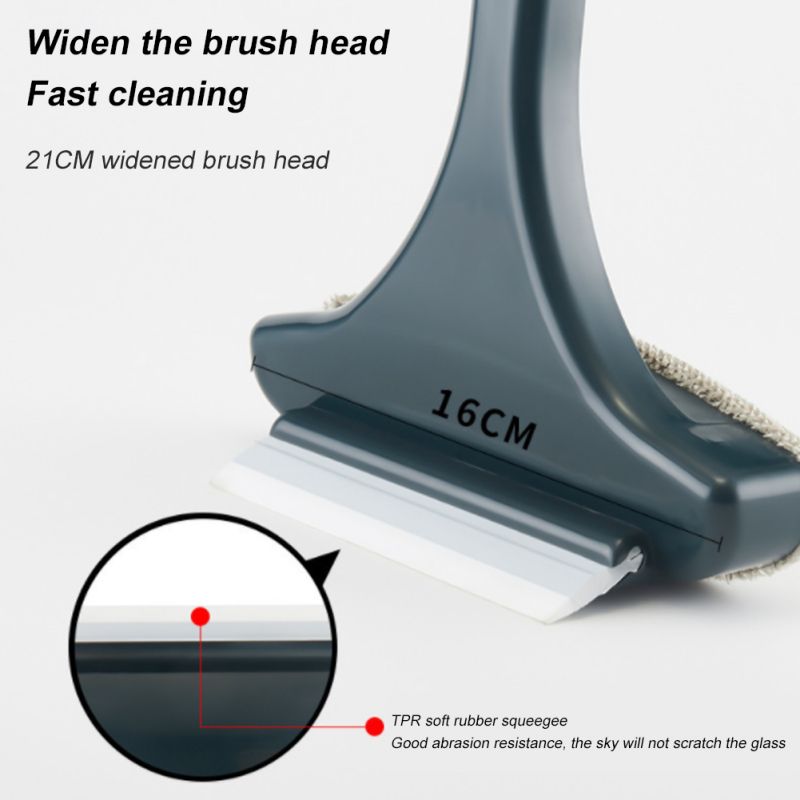 Three in one V Head Floor Brush Stainless Metal Long Handle Scrubber Floor Brush Scrub Brush with Adjustable Detachable Stiff Bristles for Tile Cleaning