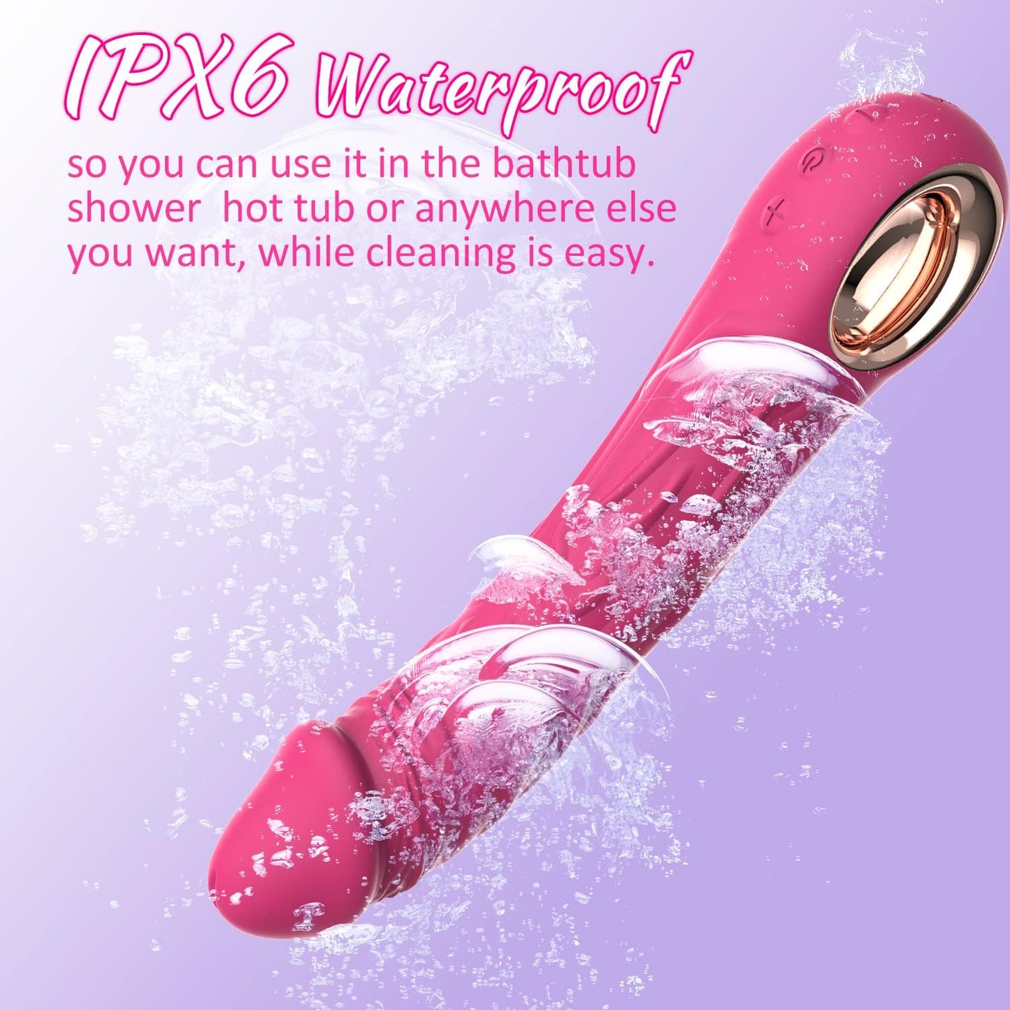 10 Powerful Realistic Silicone G-Spot Dildo Vibrator