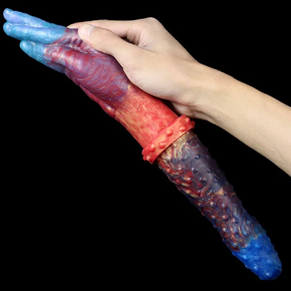 Dual-Ended Special-shaped Hand Dildo Anal Plug