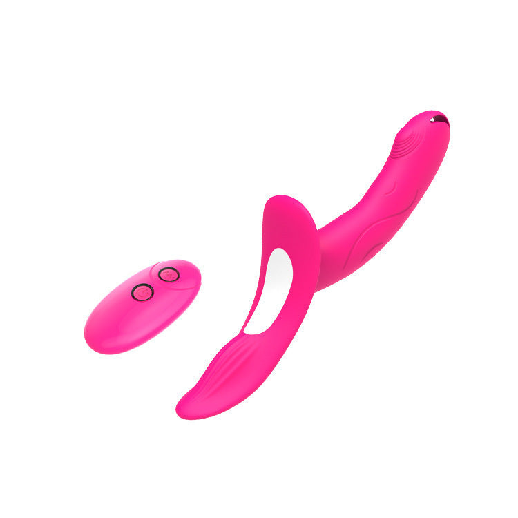 Wearable Silicone Vibrating Strap-on Dildo for Women - Realistic G-Spot Stimulator with Multi-Frequency Resonance, Lesbian Couples Sex Toy