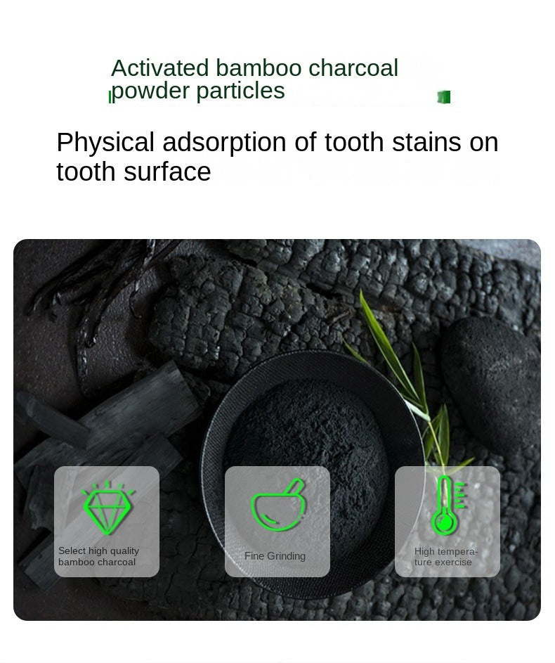 【YANJIAYI】Pasta albire Bamboo/ Bamboo Charcoal Toothpaste White Teeth Fresh Breath