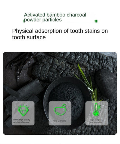 【YANJIAYI】Pasta albire Bamboo/ Bamboo Charcoal Toothpaste White Teeth Fresh Breath