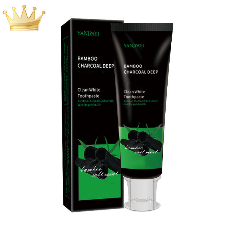 【YANJIAYI】Pasta albire Bamboo/ Bamboo Charcoal Toothpaste White Teeth Fresh Breath