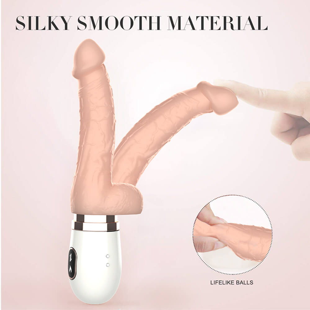 Automatic Thrusting Sex Machine Retractable Simulated Heating Penis Vibration