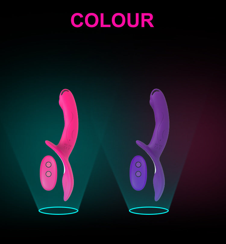 Wearable Silicone Vibrating Strap-on Dildo for Women - Realistic G-Spot Stimulator with Multi-Frequency Resonance, Lesbian Couples Sex Toy