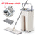 Mop pentru curățarea podelei Mop rotativ 360 cu găleată stoarcere Mop plat Home Bucătărie Curățător podele Scrubber podele Mop pentru gresie