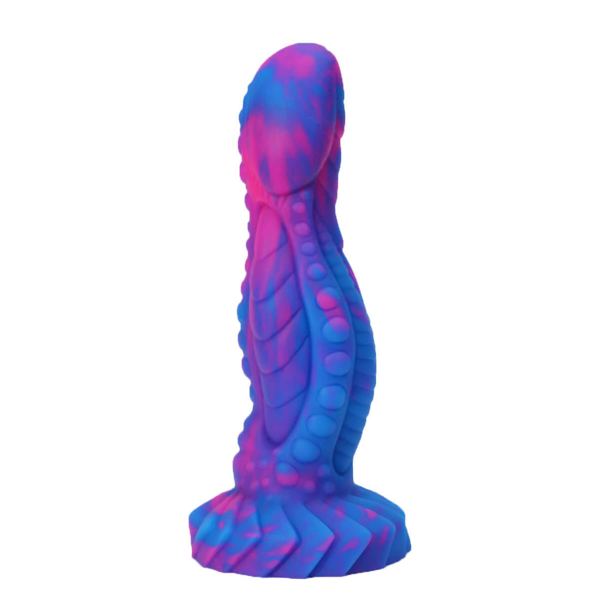 Dragon Shape Mixed Color Liquid Silicone Couple SM LGBTQ Sex Toy