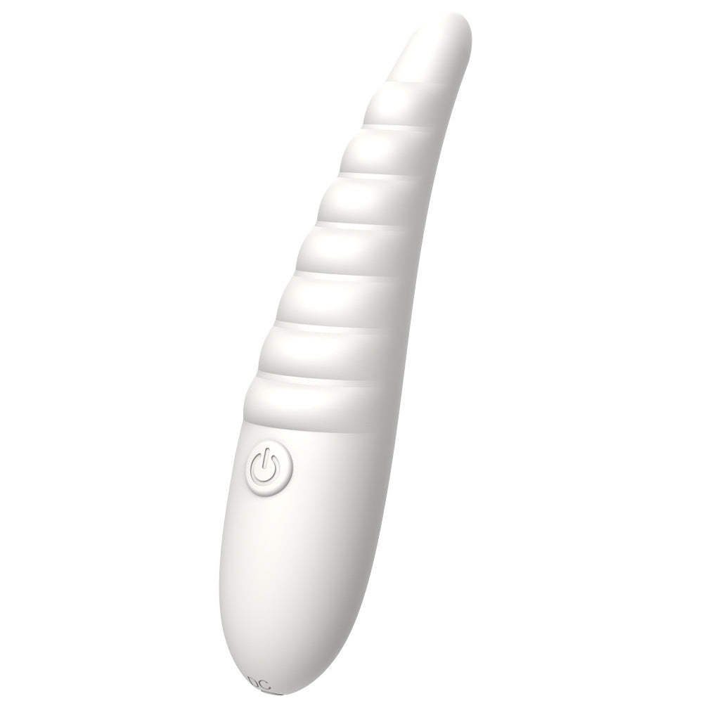 Bamboo Shoot-Shaped Liquid Silicone Vibrator Massager LGBTQ