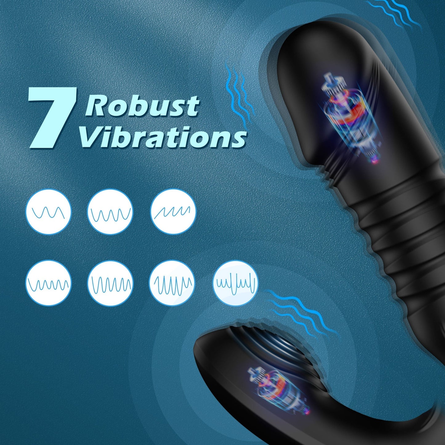 Thrusting Vibrating Prostate Massager