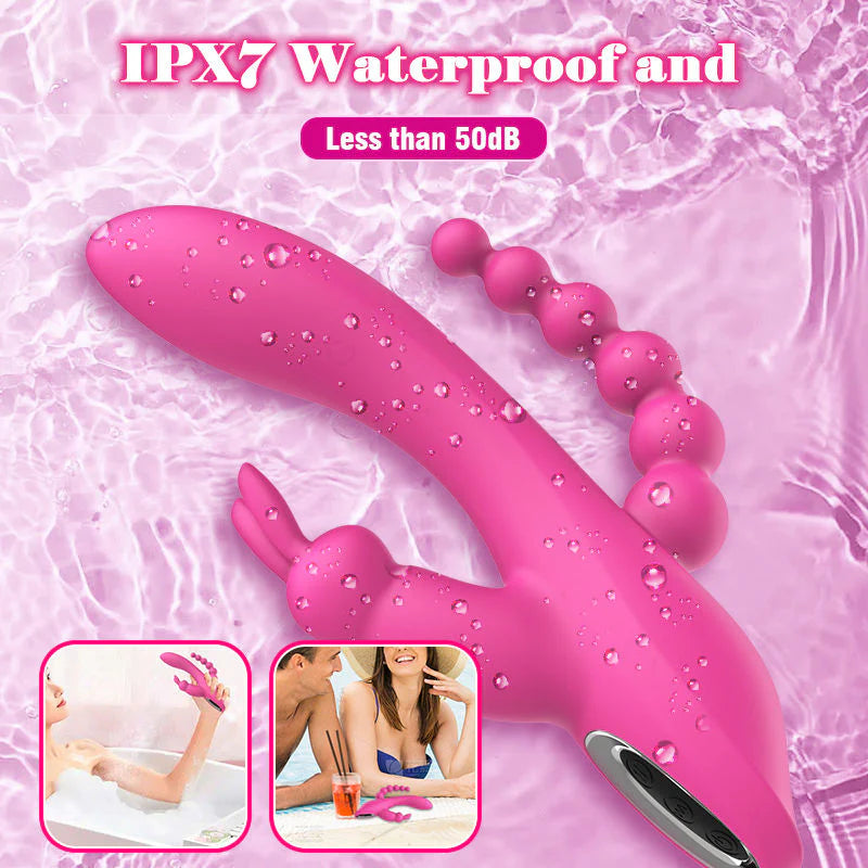 Irene- G-Spot Rabbit Anal Triple Vibrator