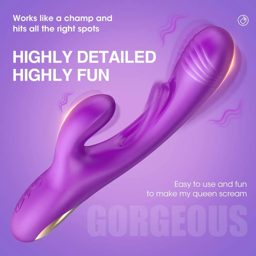 G-Spot Flapping Clit Stimulate Rabbit Vibrator