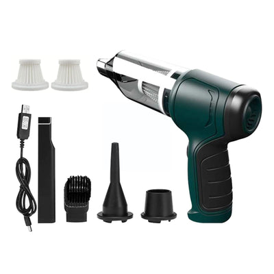 120W Car Vacuum Cleaner Wet Dry Cordless Handheld 9000Pa USB Suction Home Charging Cleaning With Strong Cable Auto H2B1 Aspirator masina functie dubla