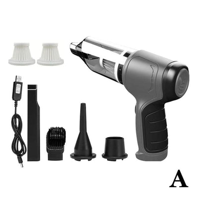 120W Car Vacuum Cleaner Wet Dry Cordless Handheld 9000Pa USB Suction Home Charging Cleaning With Strong Cable Auto H2B1 Aspirator masina functie dubla