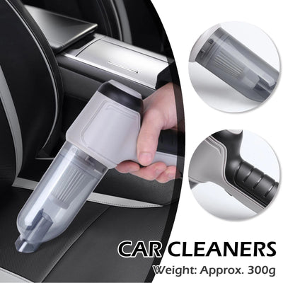 120W Car Vacuum Cleaner Wet Dry Cordless Handheld 9000Pa USB Suction Home Charging Cleaning With Strong Cable Auto H2B1 Aspirator masina functie dubla