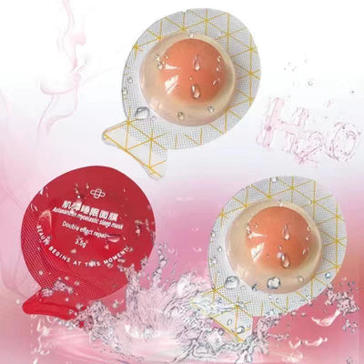 【5PCS/box】SPACHAN  Egg Sleeping Mask Whitening Moisturizing Oil Control Brightening Skin Color Shrink Pore Acne Removal No-cleansing Mask