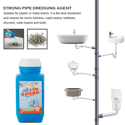 FLASH POWER :  Drain Cleaner Flakes