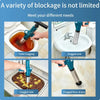 【stainless steel 】Toilet Clogged Unclogging Device Pipe Plunger High Pressure Drain Plunger Dredge Clog Bath Toilets Bathroom Shower Sink Bathtub