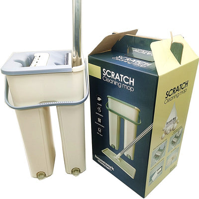 Mop pentru curățarea podelei Mop rotativ 360 cu găleată stoarcere Mop plat Home Bucătărie Curățător podele Scrubber podele Mop pentru gresie