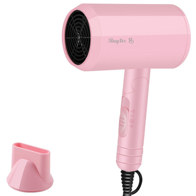 Uscător de păr pliabil compact de călătorie Blue-Ray Salon profesional Uscător de păr ionic cu zgomot redus 3 setări de căldură