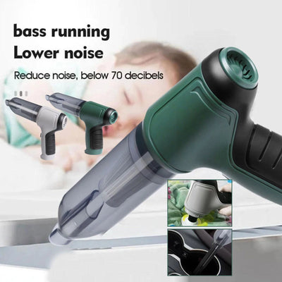 120W Car Vacuum Cleaner Wet Dry Cordless Handheld 9000Pa USB Suction Home Charging Cleaning With Strong Cable Auto H2B1 Aspirator masina functie dubla