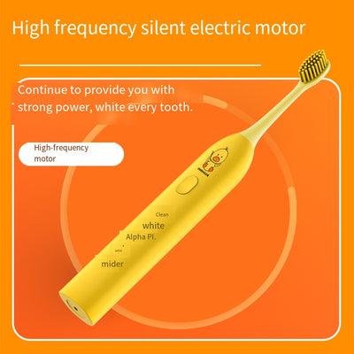 Periuță de dinți electrică de desene animate pentru bărbați și femei periuță de dinți cu ultrasunete periuță de dinți electrică usb inteligentă
