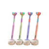 4PCS 360 Degree Three-sided Soft Bristle Toothbrush Oral Care Safety Toothbrush Teeth Deep Cleaning Portable Travel Dental Oral Care