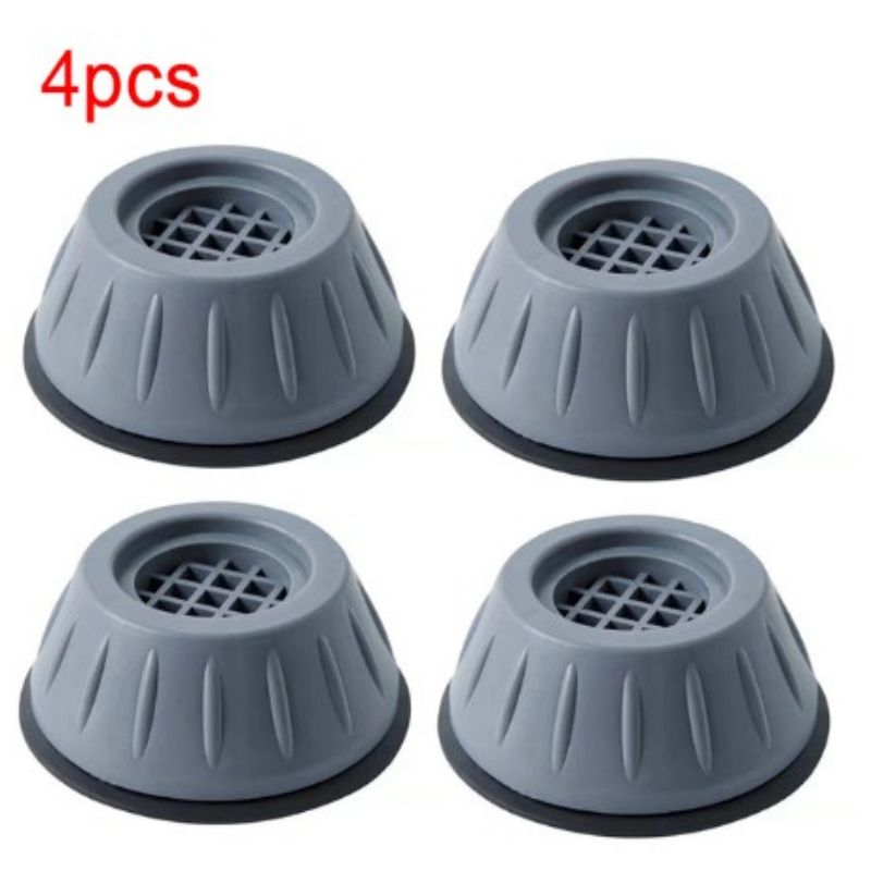 4Pcs Anti Vibration Feet Pads Rubber Mat Slipstop Silent Universal Washing Machine Refrigerator Support Dampers Stand