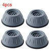 4Pcs Anti Vibration Feet Pads Rubber Mat Slipstop Silent Universal Washing Machine Refrigerator Support Dampers Stand