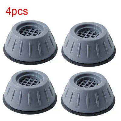 4Pcs Anti Vibration Feet Pads Rubber Mat Slipstop Silent Universal Washing Machine Refrigerator Support Dampers Stand