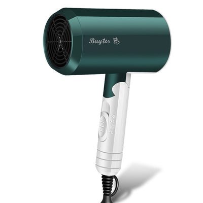 Uscător de păr pliabil compact de călătorie Blue-Ray Salon profesional Uscător de păr ionic cu zgomot redus 3 setări de căldură