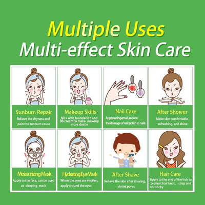 300g Aloe Vera Gel Natural Face Creams Moisturizer Acne Treatment Cream Sun Repair Cream Whitening Skin Care Smoothing