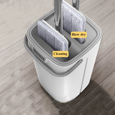 360° Rotatable Adjustable Cleaning Mop Spin Cleaning Floor Microfiber Stainless Steel House Accessories Cleaning Tools