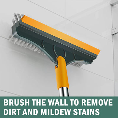3 In 1 Floor Brush Long Handle Floor Cleaning Brush Retractable Swivel Floors Wiper Tile Cleanings Household Cleaning Tools