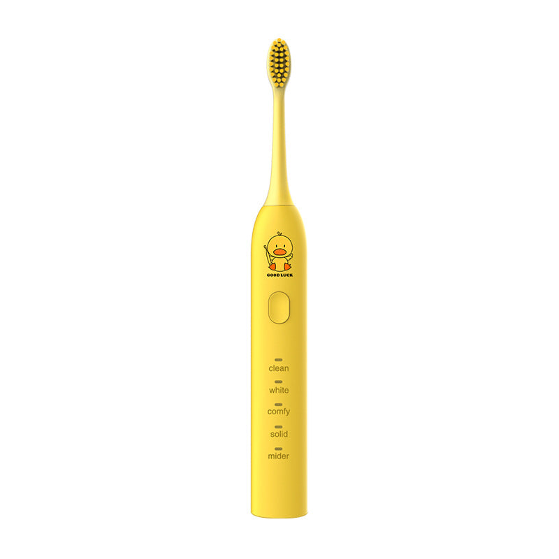 Cartoon electric toothbrush for men and women toothbrush ultrasonic vibration intelligent usb electric toothbrush