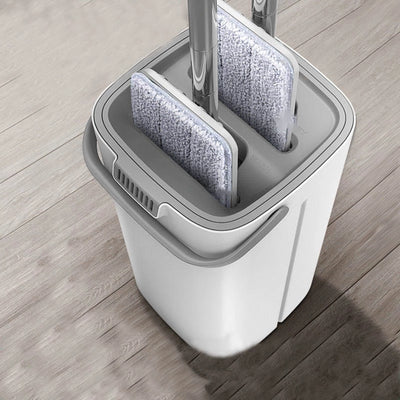 360° Rotatable Adjustable Cleaning Mop Spin Cleaning Floor Microfiber Stainless Steel House Accessories Cleaning Tools