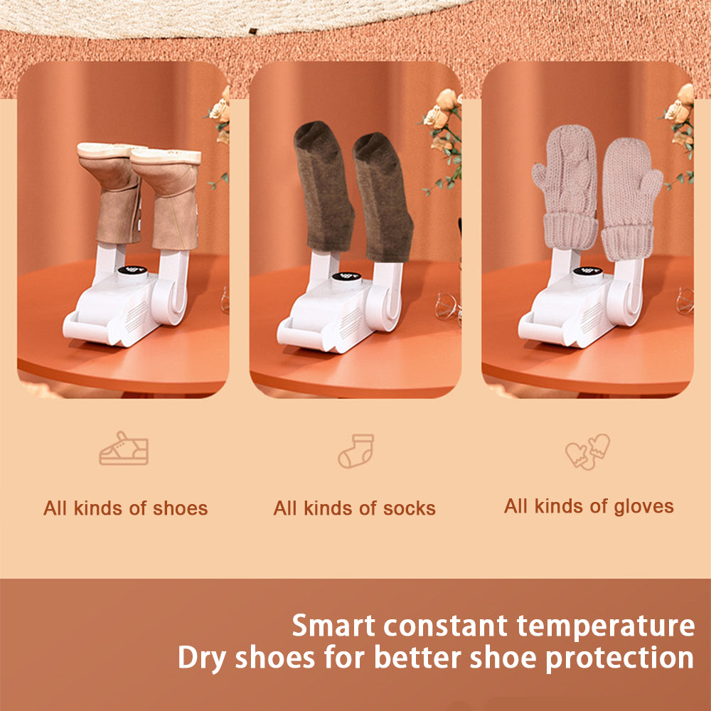 Shoes Dryer Machine Fast Dryer Heater Deodorizer Dehumidifier Device Foot Warmer Heater for Winter Uv Sterilization Shoes Drying