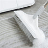 Three in one V Head Floor Brush Stainless Metal Long Handle Scrubber Floor Brush Scrub Brush with Adjustable Detachable Stiff Bristles for Tile Cleaning