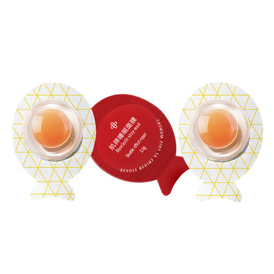 【5PCS/box】SPACHAN  Egg Sleeping Mask Whitening Moisturizing Oil Control Brightening Skin Color Shrink Pore Acne Removal No-cleansing Mask