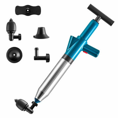 【stainless steel 】Toilet Clogged Unclogging Device Pipe Plunger High Pressure Drain Plunger Dredge Clog Bath Toilets Bathroom Shower Sink Bathtub