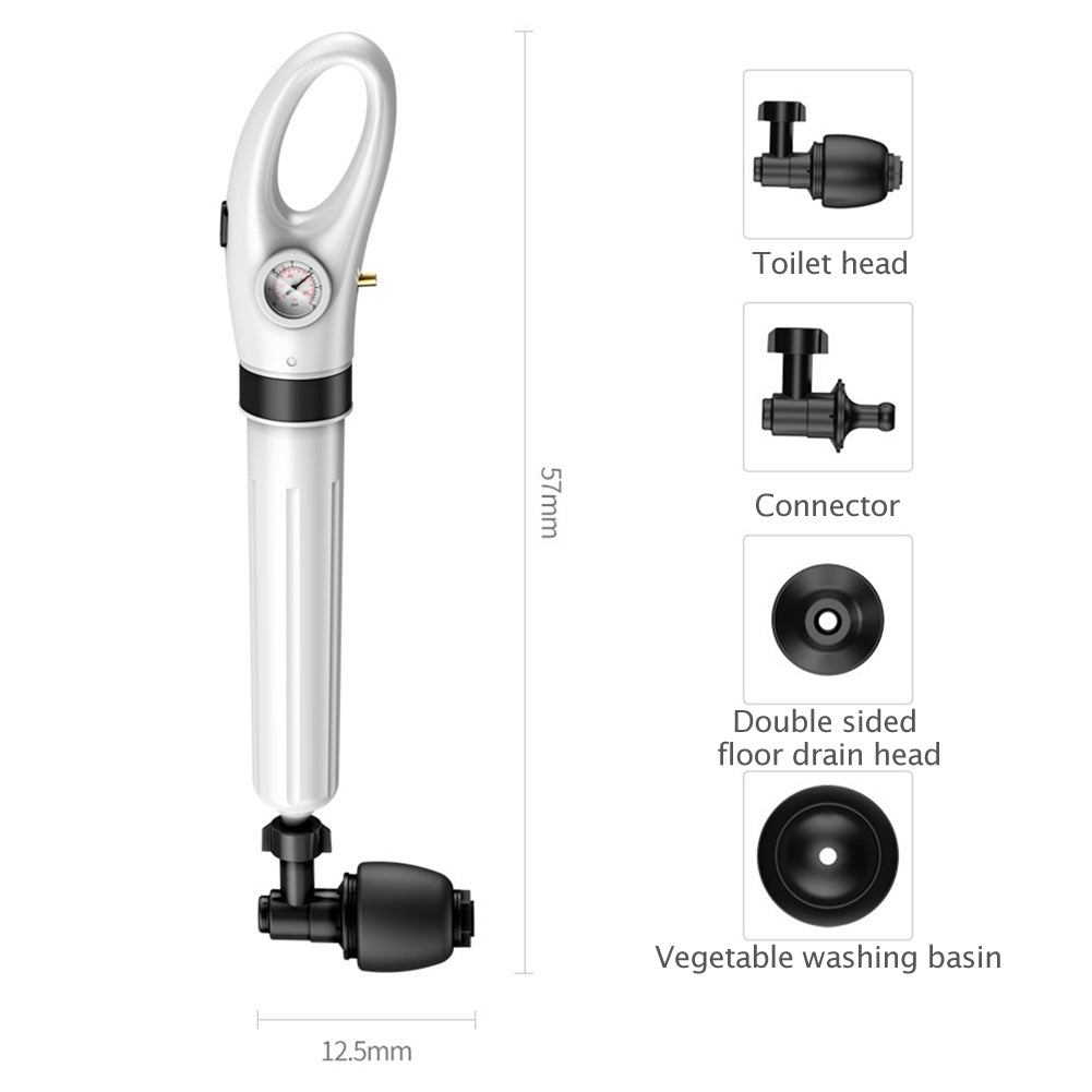 Toilet/Pipe air pump pipe unclog unclogs sewer