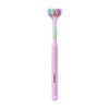 4PCS 360 Degree Three-sided Soft Bristle Toothbrush Oral Care Safety Toothbrush Teeth Deep Cleaning Portable Travel Dental Oral Care
