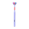 4PCS 360 Degree Three-sided Soft Bristle Toothbrush Oral Care Safety Toothbrush Teeth Deep Cleaning Portable Travel Dental Oral Care