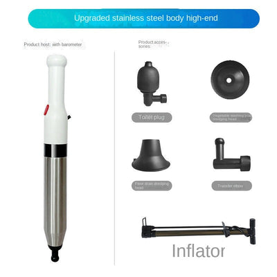 【Inflator payment】Toilet unblocking device, pipe unblocking device, household sewage, floor drain, toilet blockage unblocking, one-shot unblocking