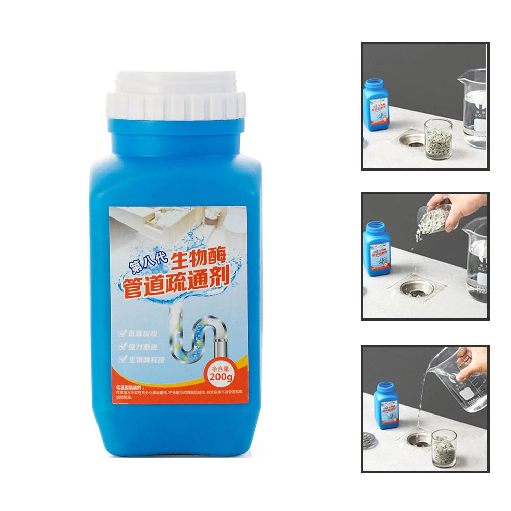 FLASH POWER :  Drain Cleaner Flakes